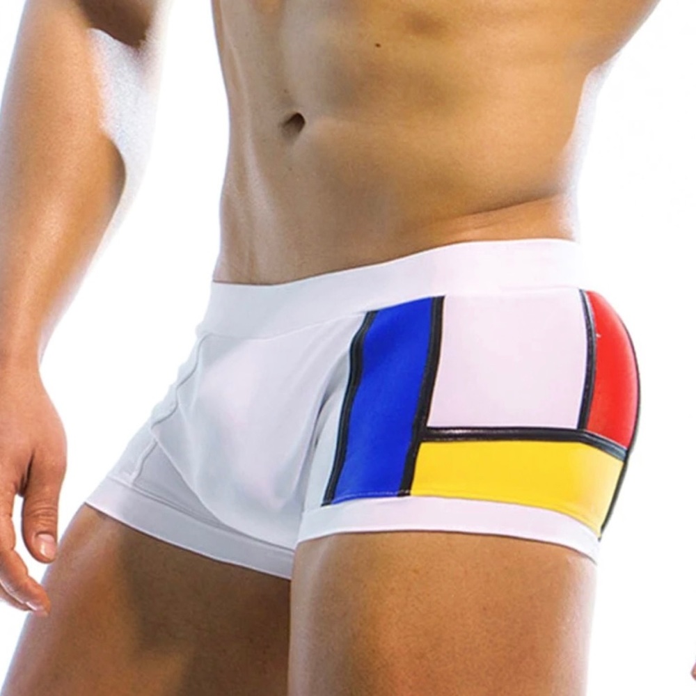 Color Block Swim Brie